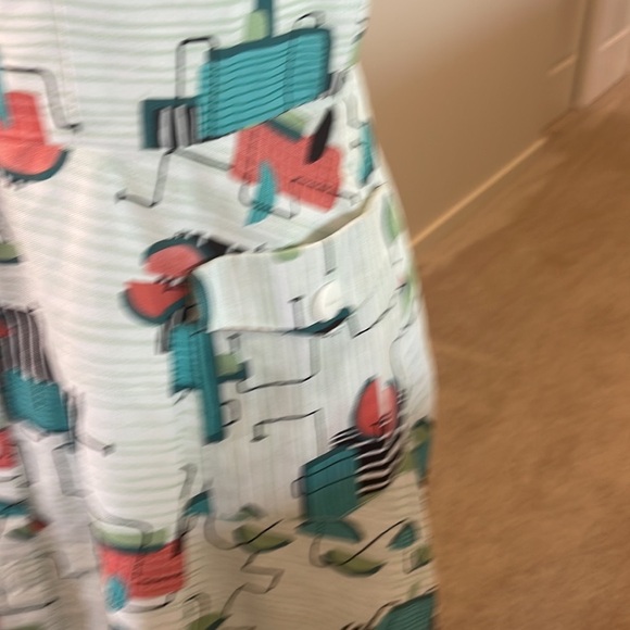 Raymond Chapman contemporary couture flared dress Palm Springs style - Picture 6 of 15